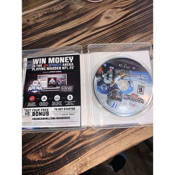 Madden NFL 25 PS3 Used Not Tested - Picture 3 of 6
